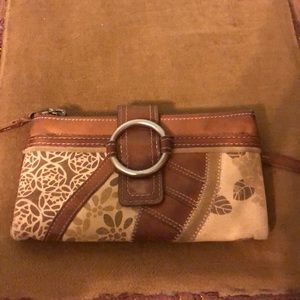 Brown fossil wallet